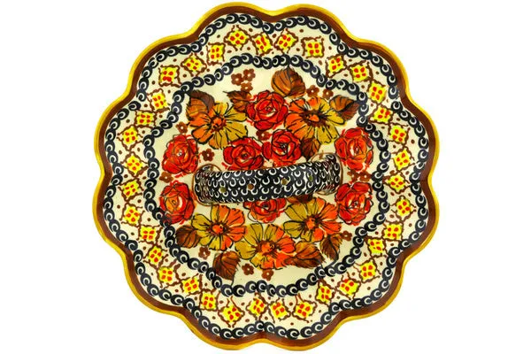 10" Egg Plate - Autumn Glow