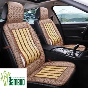 2 Pieces Bamboo Car Seat Cover Chair Sofa Lumbus Back Support Mat Cool Summer BSC07