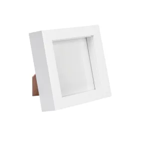 4" x 4" 3D Box Photo Frame with White Spacer - By Nicola Spring