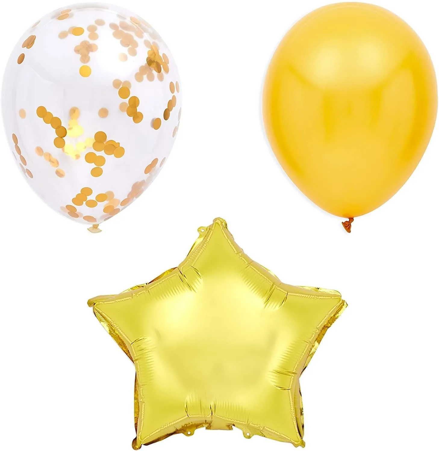 50th Birthday Decorations, Balloons, Cake Toppers and Party Banner (49 Pieces)