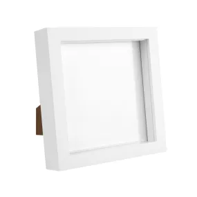 6" x 6" 3D Box Photo Frame with White Spacer - By Nicola Spring