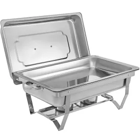 9L Stainless Steel Chafing Dish Set Food Warmer with Fuel Holders