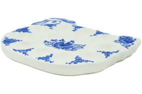 9" Egg Plate - Retro Cobalt