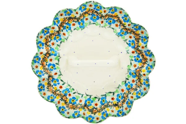 9" Egg Plate - Sweet Blooms