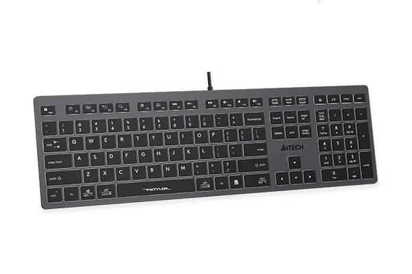 A4TECH FX60 (BLACK) SLIM BACKLIT NEON