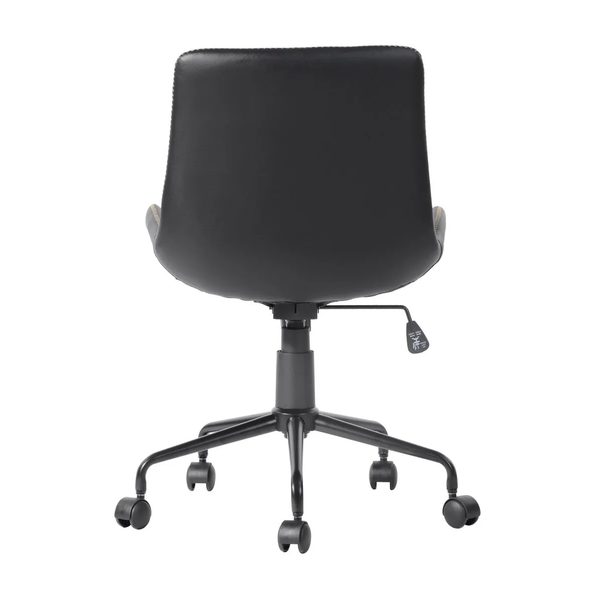 Adjustable Height 360 Degree Swivel Soft Faux Leather For Task Chair - HomyCasa