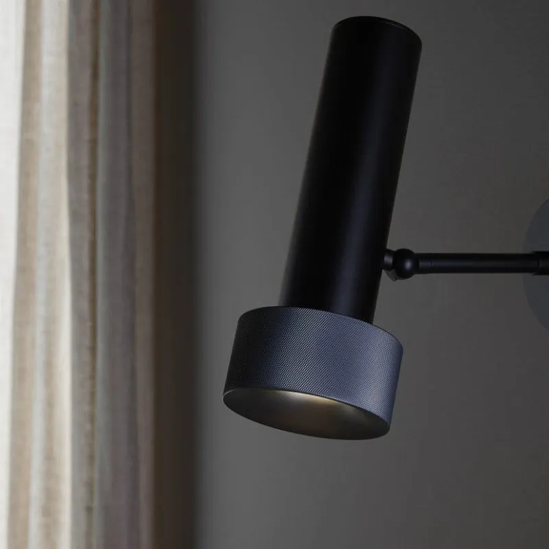 Adjustable Matte Black Aluminium Spotlight