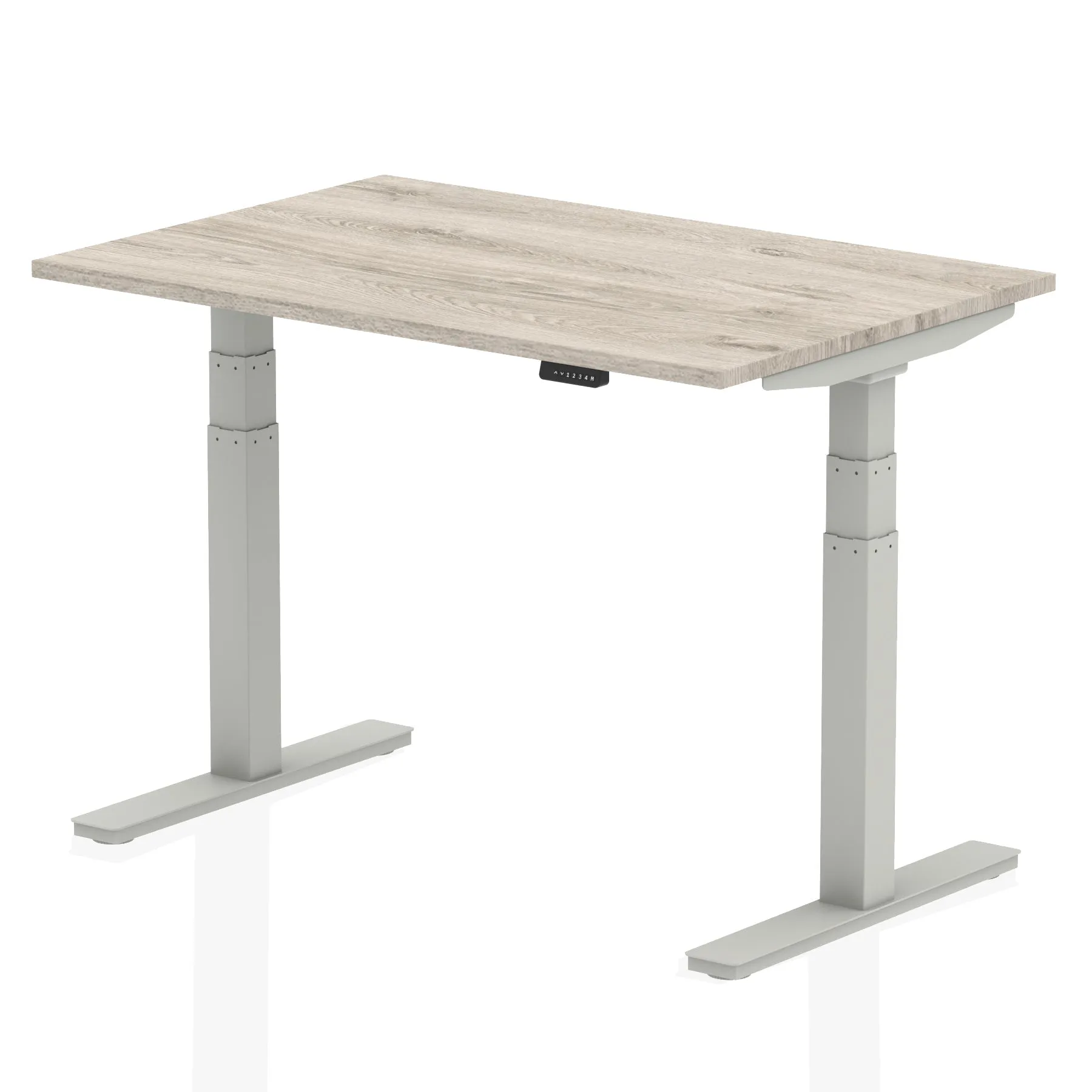 Air Height Adjustable Desk - 1200-1800mm Width, 800mm Depth, 660-1310mm Height, MFC Material, 5-Year Guarantee, Self-Assembly, Multiple Frame Colors