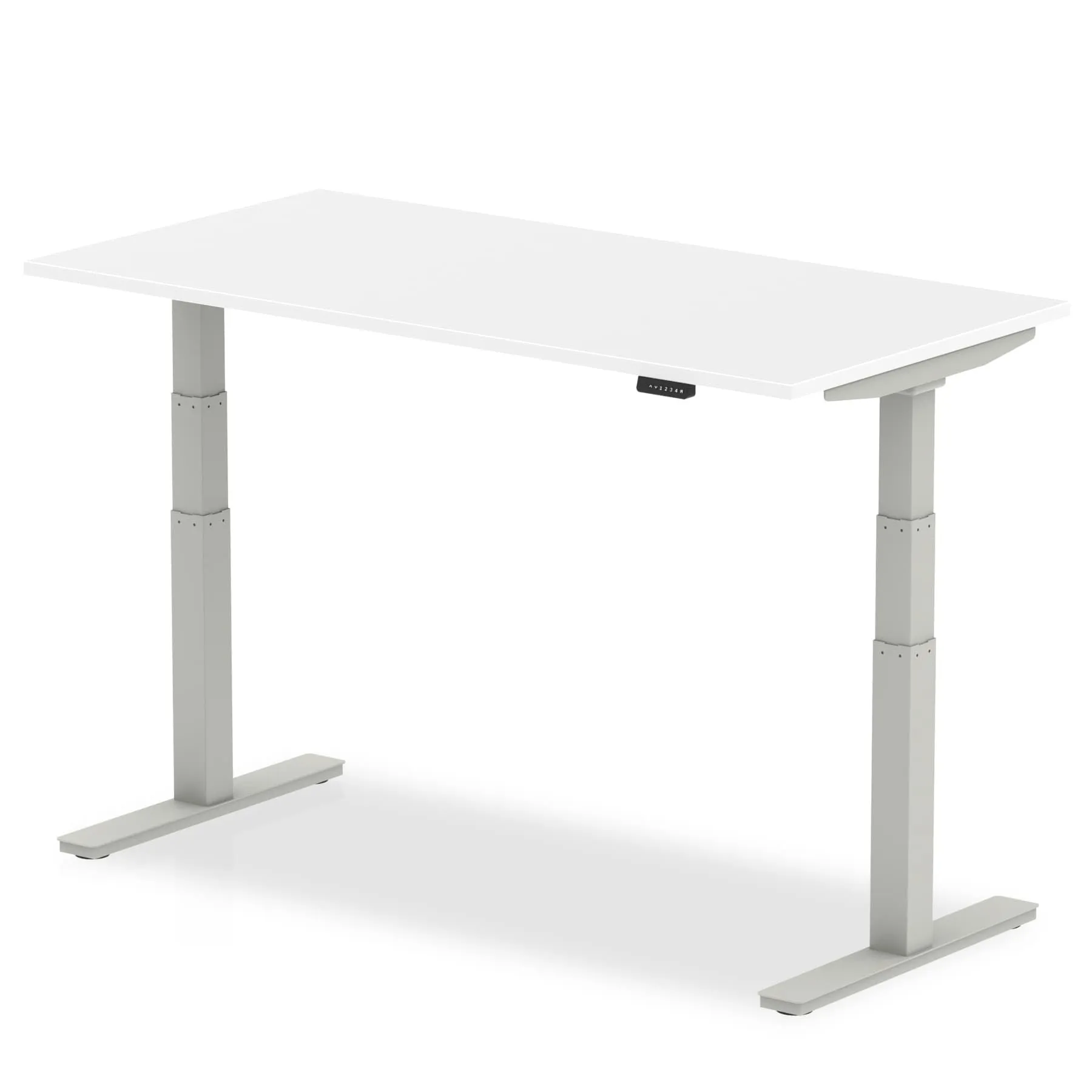 Air Height Adjustable Desk - 1200-1800mm Width, 800mm Depth, 660-1310mm Height, MFC Material, 5-Year Guarantee, Self-Assembly, Multiple Frame Colors