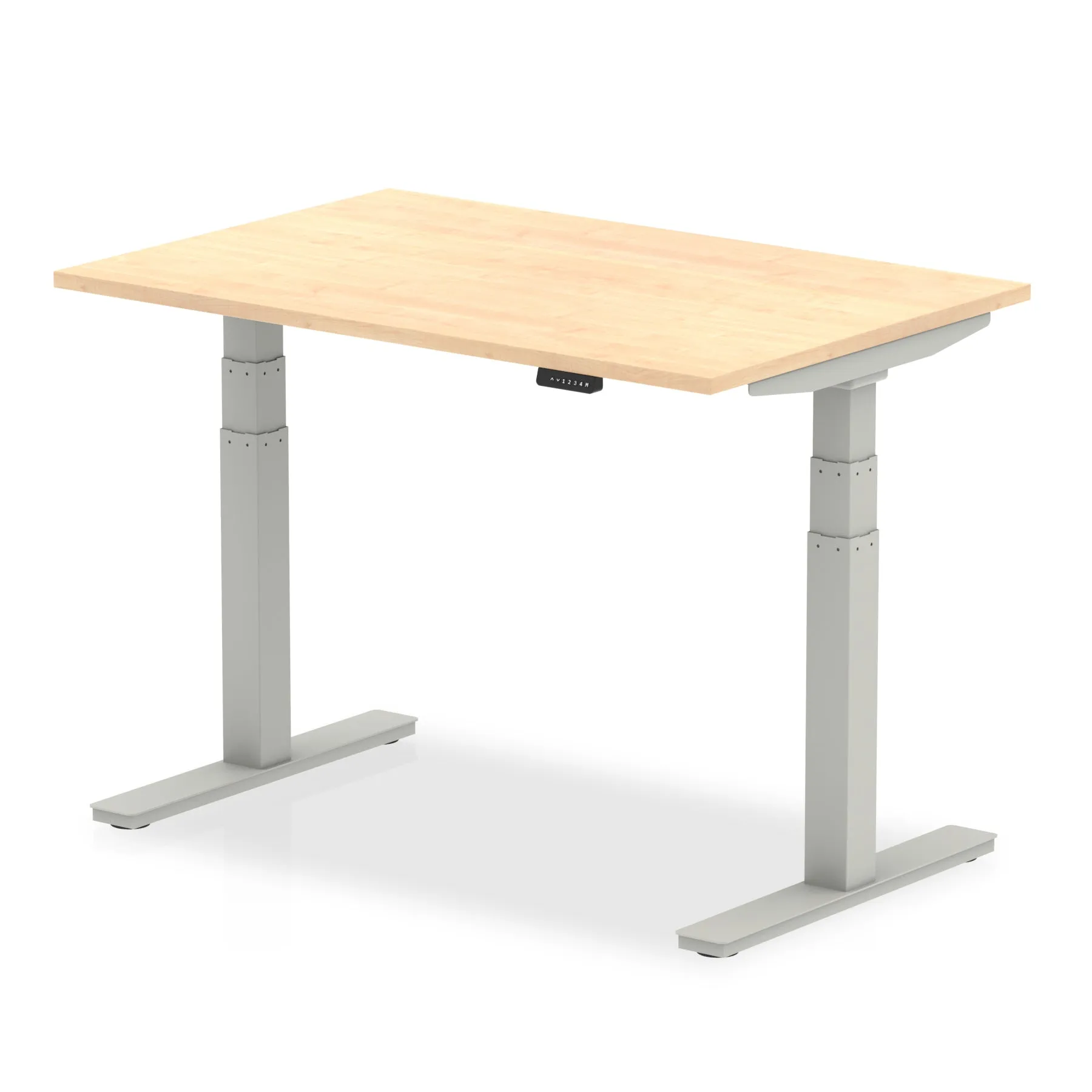 Air Height Adjustable Desk - 1200-1800mm Width, 800mm Depth, 660-1310mm Height, MFC Material, 5-Year Guarantee, Self-Assembly, Multiple Frame Colors