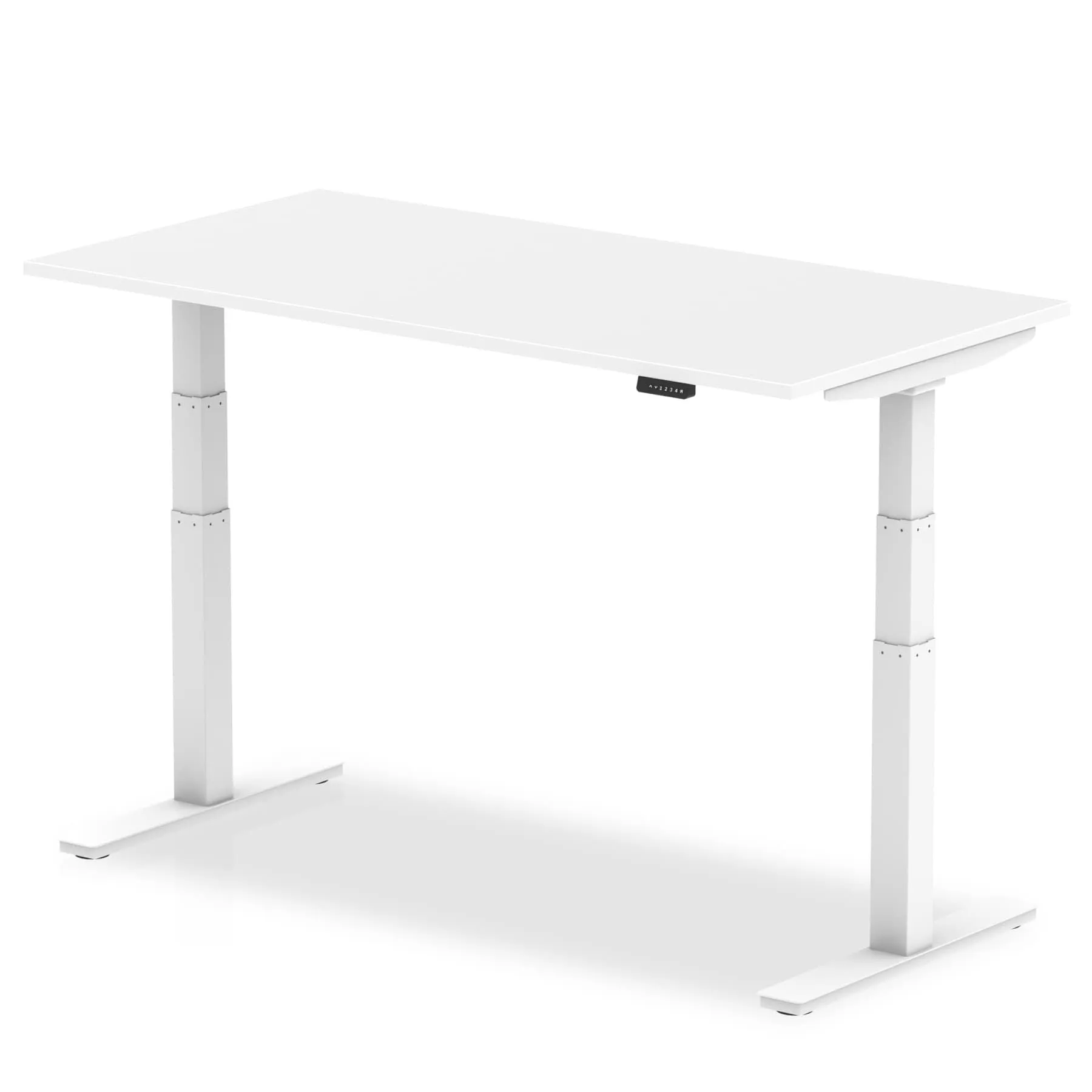 Air Height Adjustable Desk - 1200-1800mm Width, 800mm Depth, 660-1310mm Height, MFC Material, 5-Year Guarantee, Self-Assembly, Multiple Frame Colors