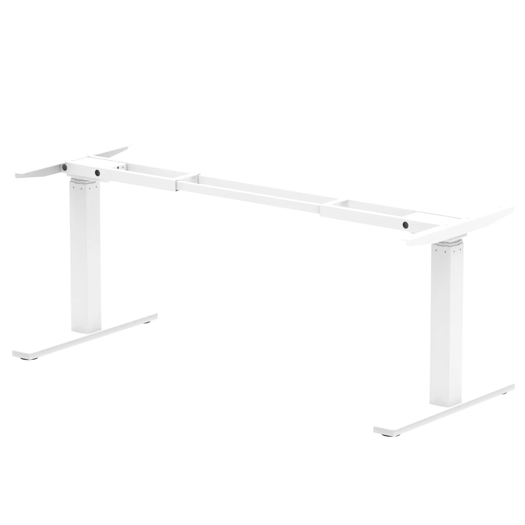 Air Height Adjustable Leg - Steel Rectangular Desk/Table Leg, 660-1310mm, 40mm/s Speed, 5-Year Guarantee, Self-Assembly - Air Brand