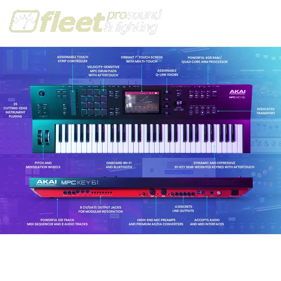 Akai MPC Key 61 Standalone Sampler and Sequencer