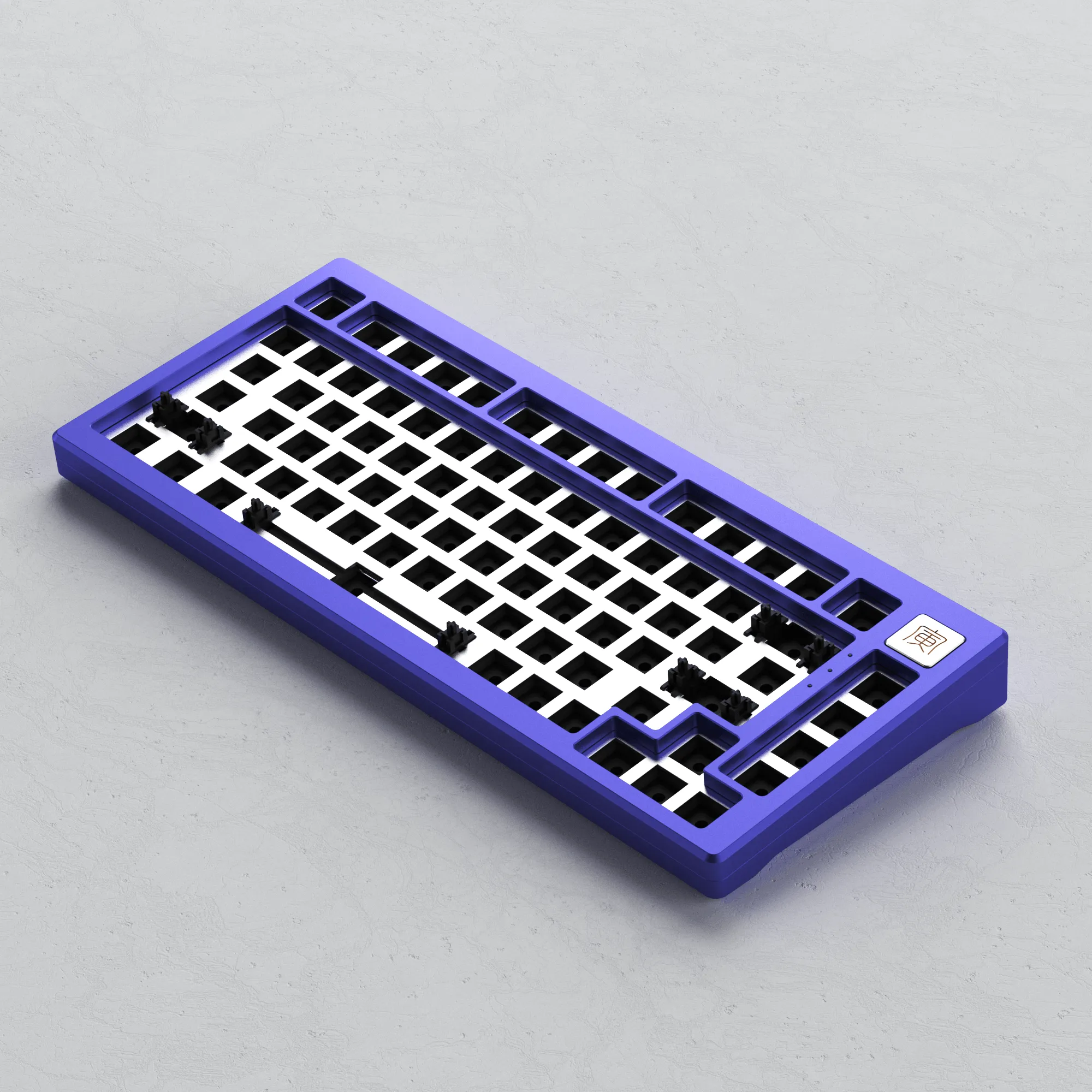 AKKO MOD006 RGB Hot-Swappable Mechanical Keyboard DIY Kit With Gasket Mount Structure (Periwinkle Very Peri)