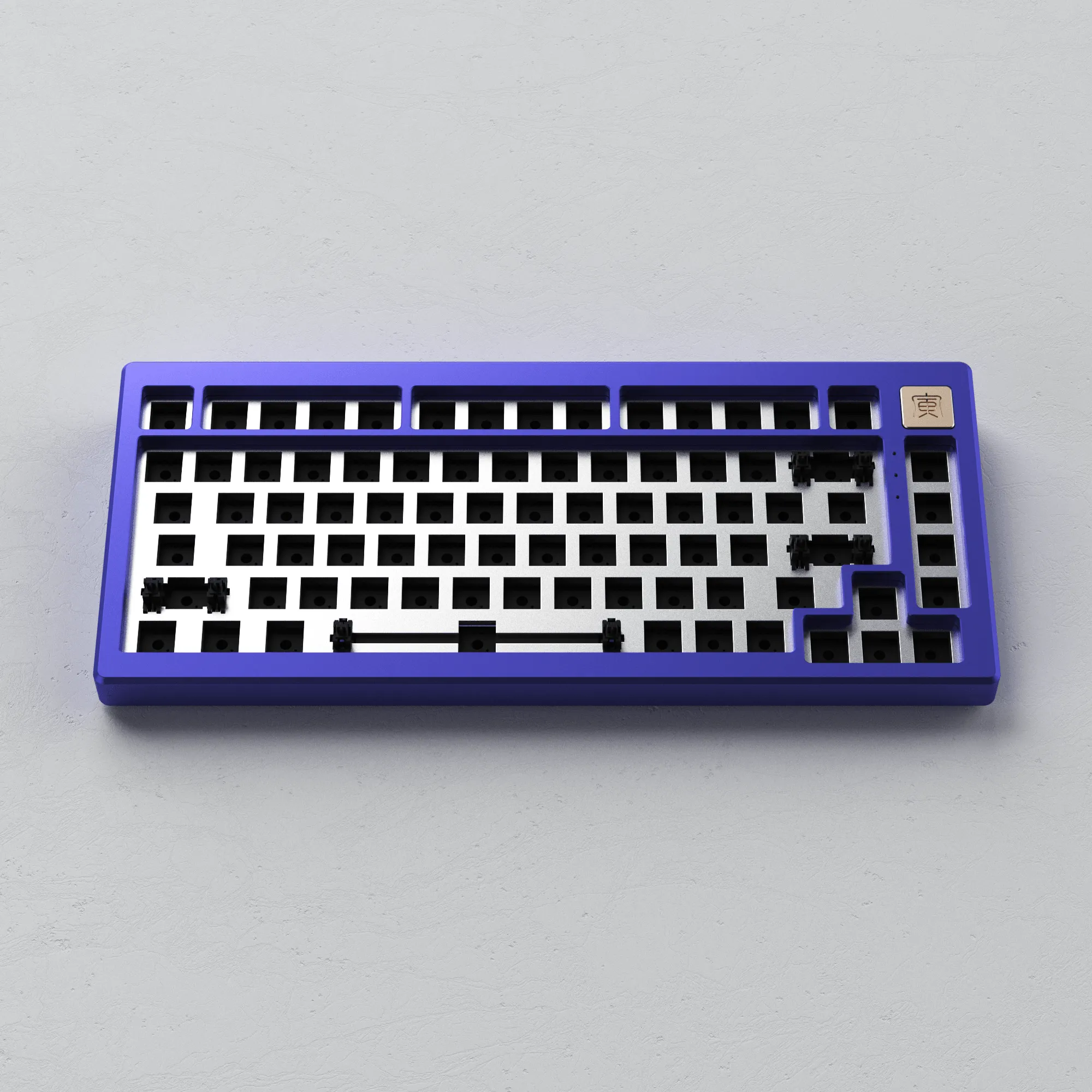 AKKO MOD006 RGB Hot-Swappable Mechanical Keyboard DIY Kit With Gasket Mount Structure (Periwinkle Very Peri)