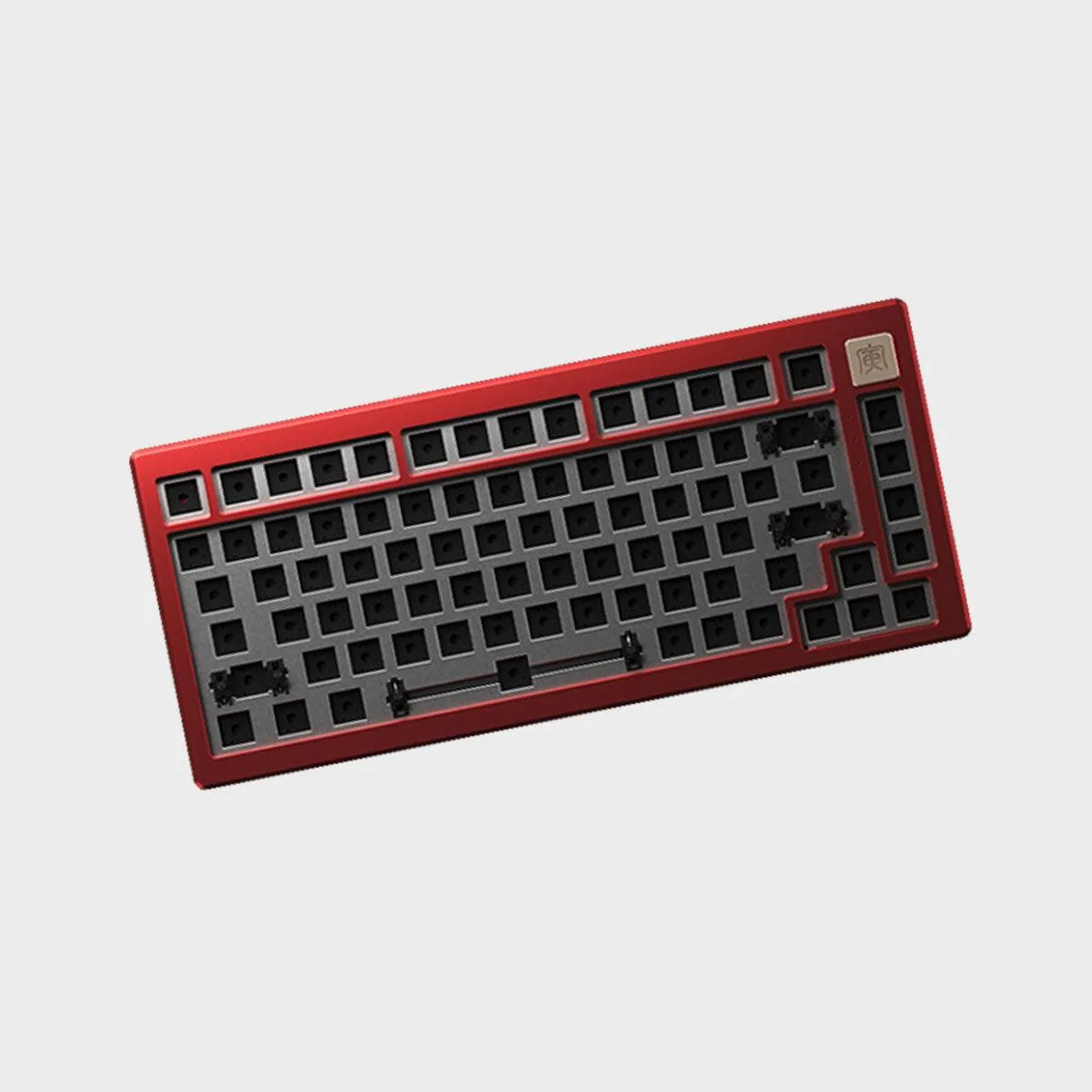 AKKO MOD006 RGB Hot-Swappable Mechanical Keyboard DIY Kit With Gasket Mount Structure (Red)