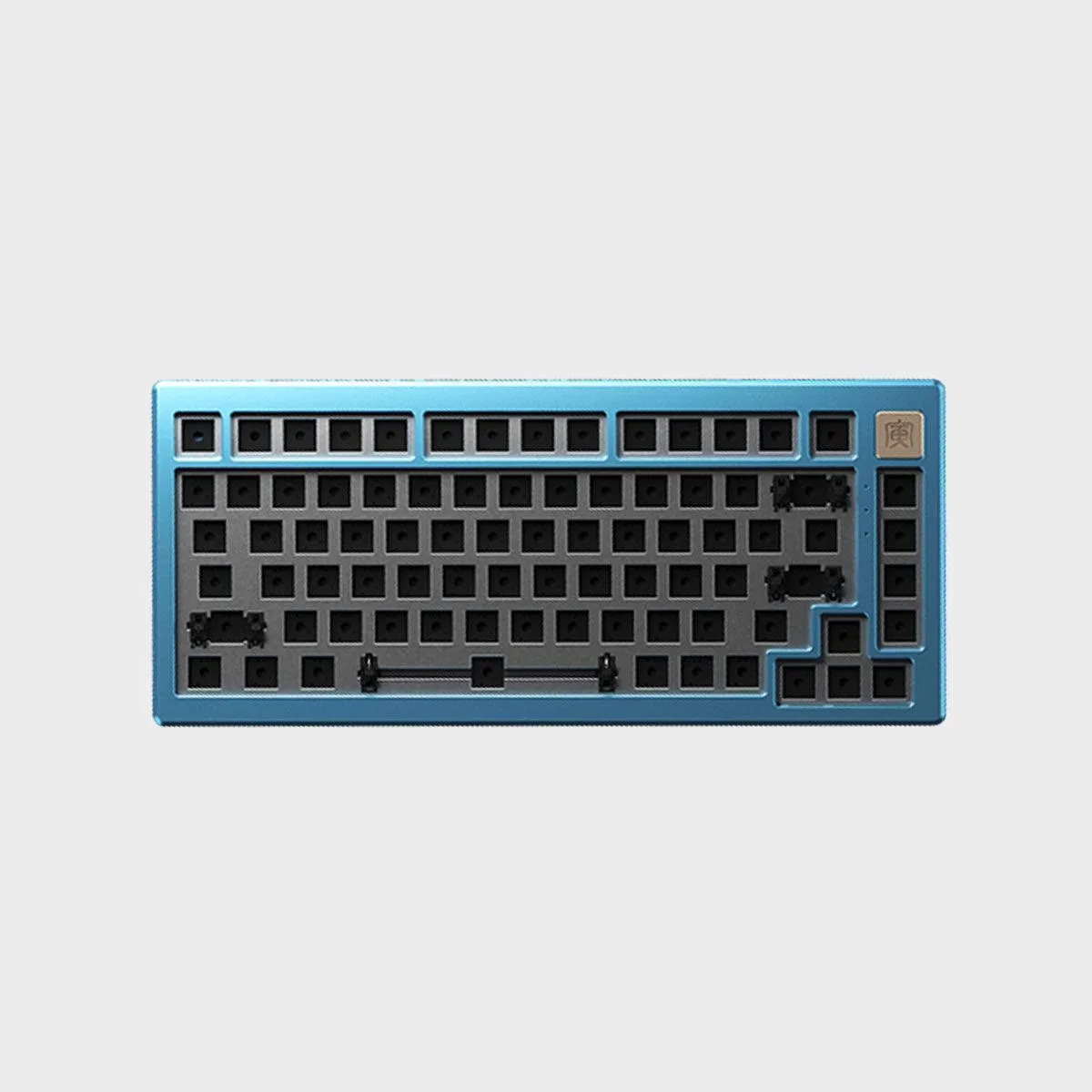 AKKO MOD006 RGB Hot-Swappable Mechanical Keyboard DIY Kit With Gasket Mount Structure (Sky Blue)