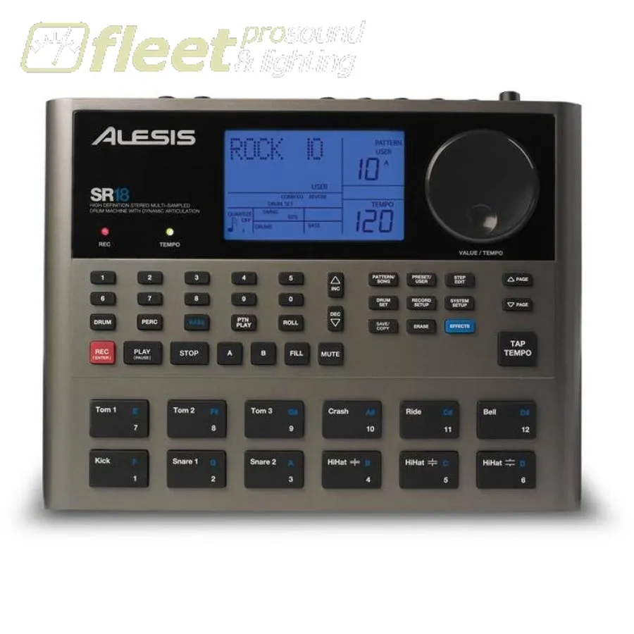 Alesis SR18 Pro drum machine