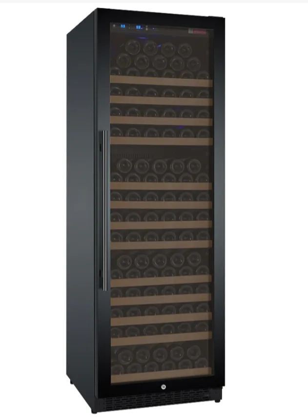 Allavino 24" Right Hinge 177 Bottle Dual Zone Black Wine Refrigerator