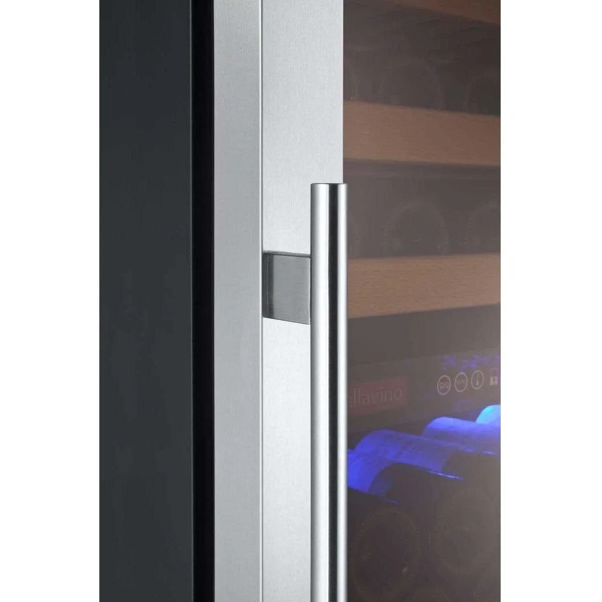 Allavino FlexCount Classic 172 Bottle Left Hinge Stainless Steel Door Wine Fridge YHWR172-2SWLN