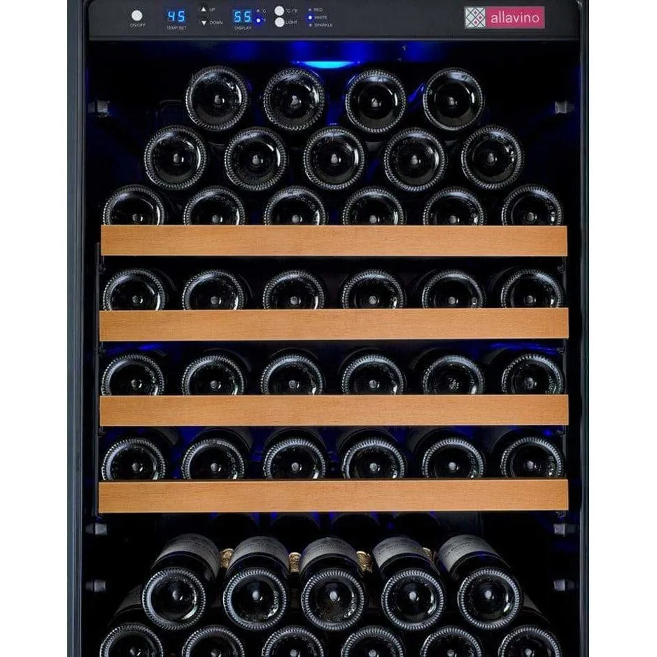 Allavino FlexCount II Tru-Vino 177 Bottle Black Left Hinge Wine Fridge VSWR177-1BL20