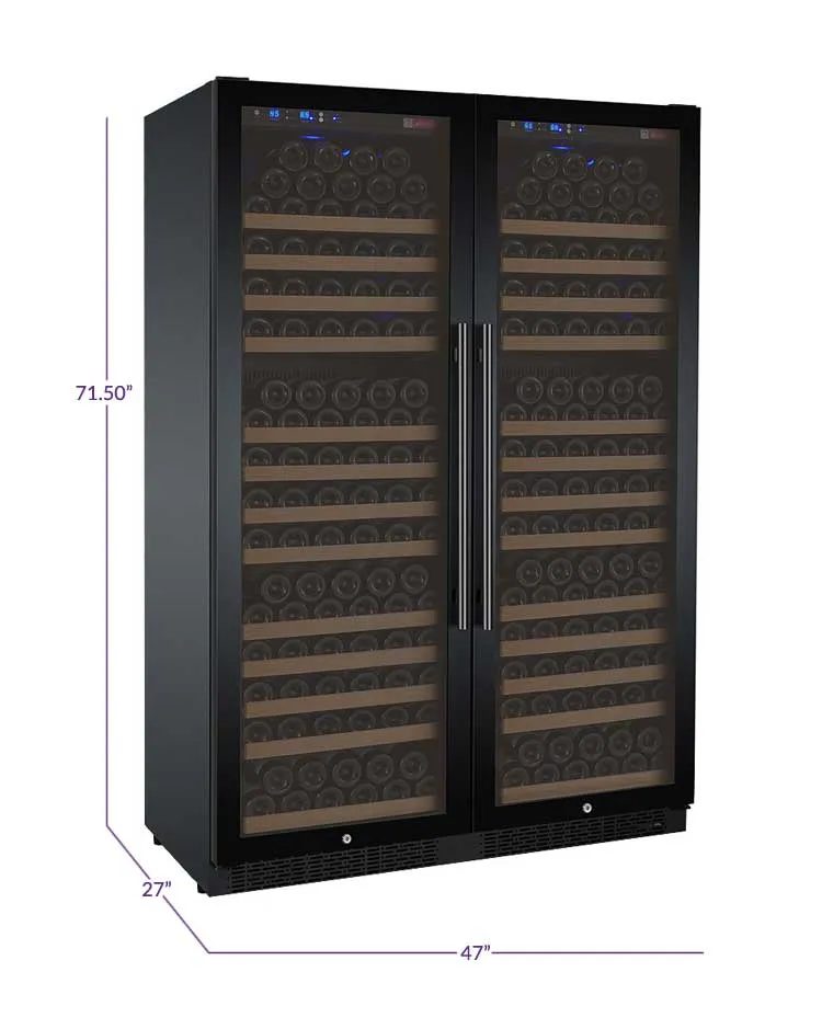 Allavino FlexCount II Tru-Vino 354 Bottle Dual Zone Black Wine Fridge 2X-VSWR177-1B20