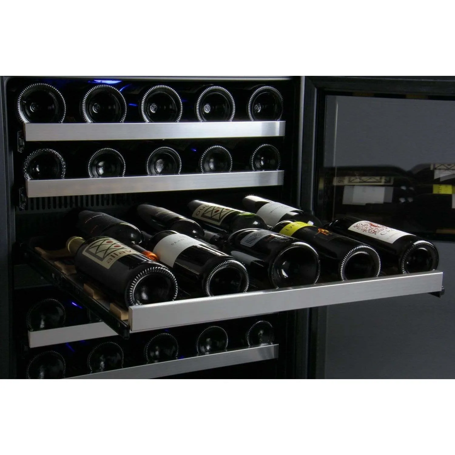 Allavino FlexCount II Tru-Vino 56 Bottle Stainless Steel Right Hinge Wine Fridge VSWR56-1SR20