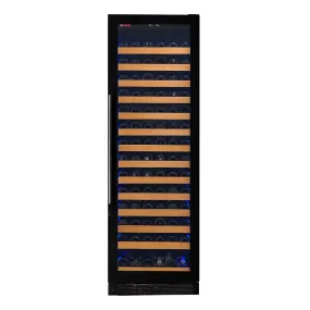 Allavino Reserva 163 Bottle Black Glass Single Zone Wine Cooler VSW16371S-1BGR