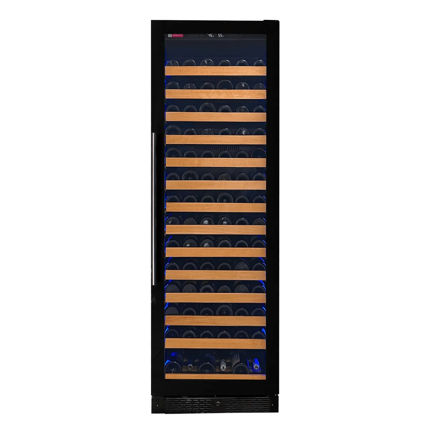 Allavino Reserva 163 Bottle Black Glass Single Zone Wine Cooler VSW16371S-1BGR