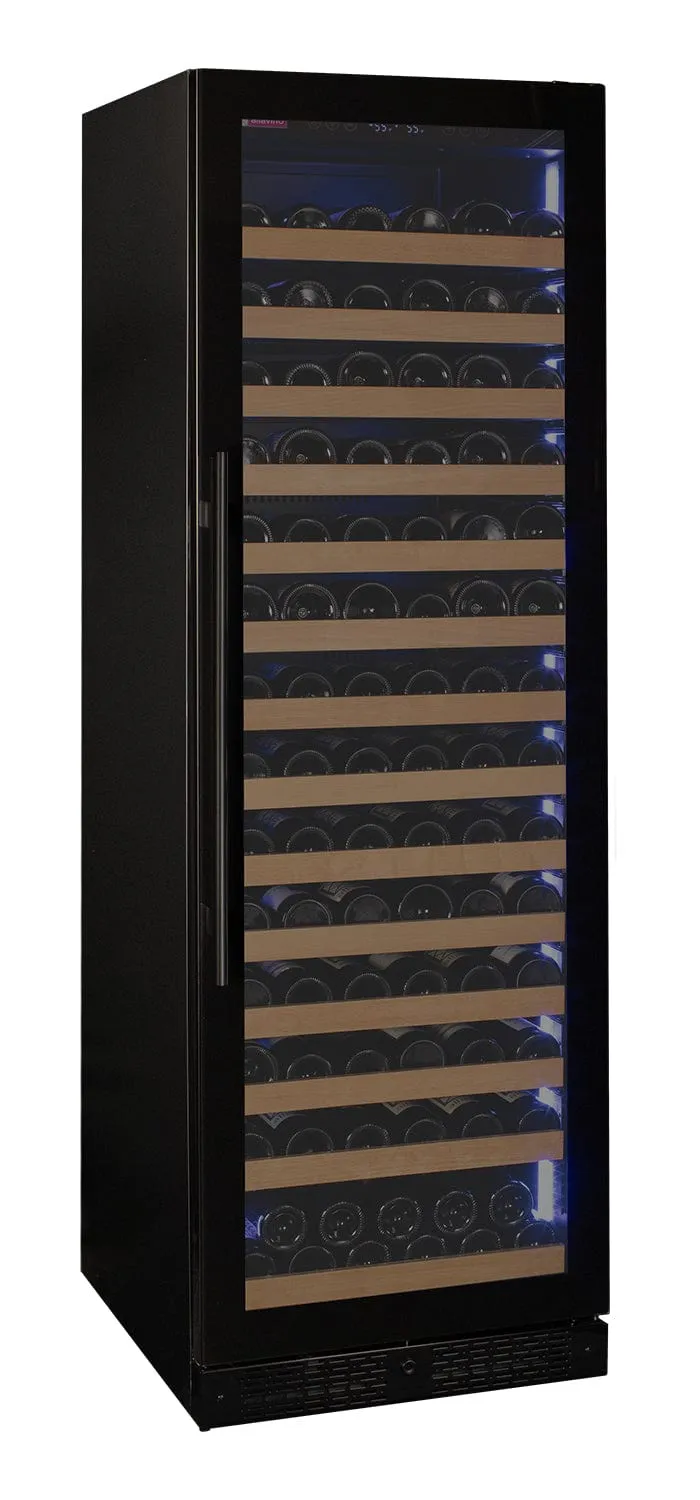 Allavino Reserva 163 Bottle Black Glass Single Zone Wine Cooler VSW16371S-1BGR