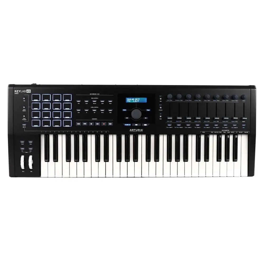 Arturia KeyLab MKII 49 - Professional MIDI Controller and Software (Black)