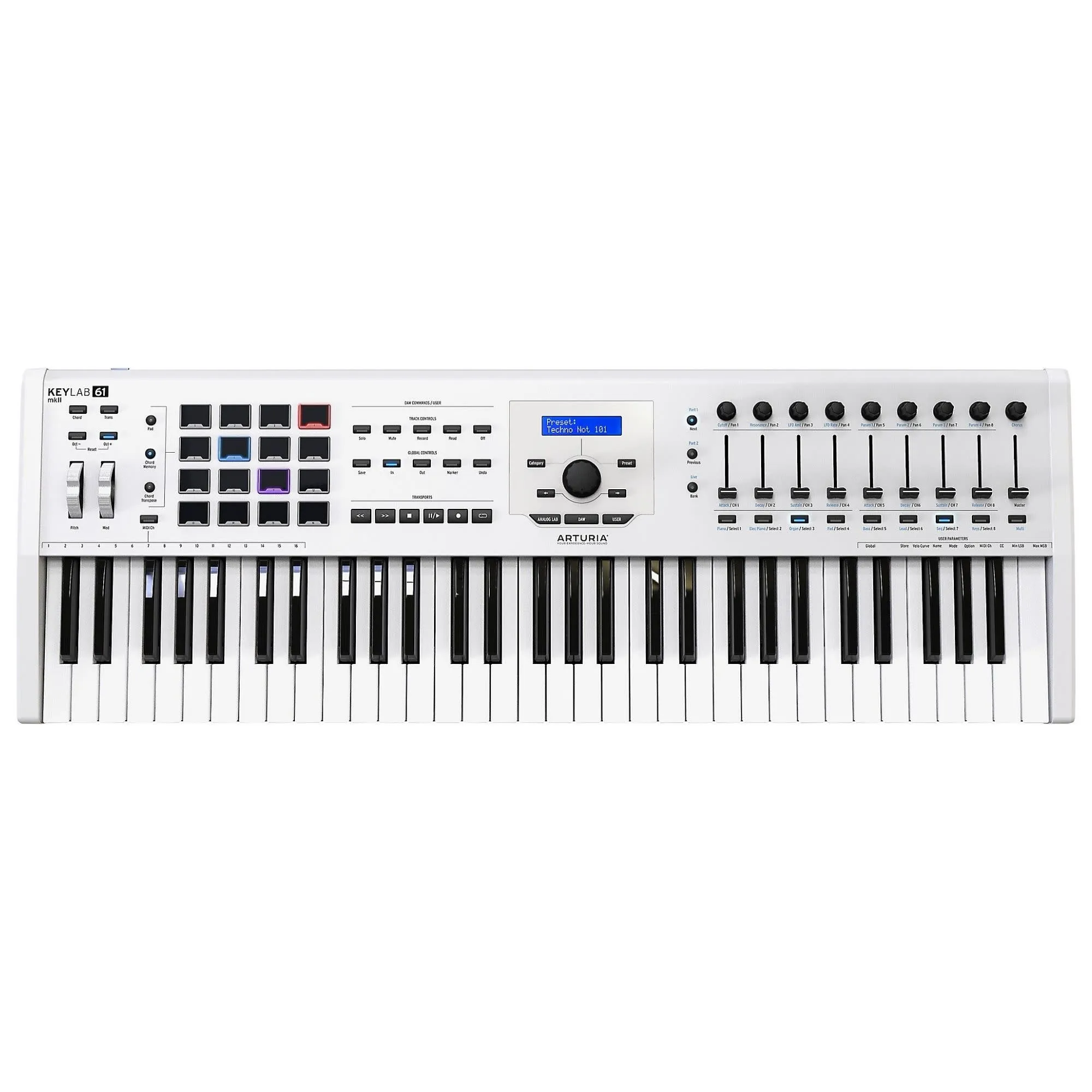 Arturia Keylab MKII 61 Controller - White