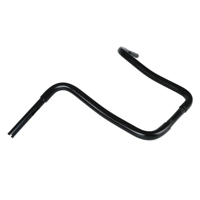 Attitude Inc Beefy Ape Handlebar, Black Powder Coat, 16 in. Rise 1-1/4 in, For Harley Sporster ,Softail Custom, Each