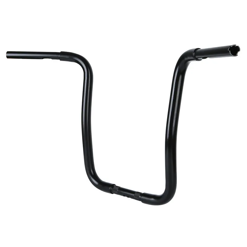 Attitude Inc Beefy Ape Handlebar, Black Powder Coat, 16 in. Rise 1-1/4 in, For Harley Sporster ,Softail Custom, Each