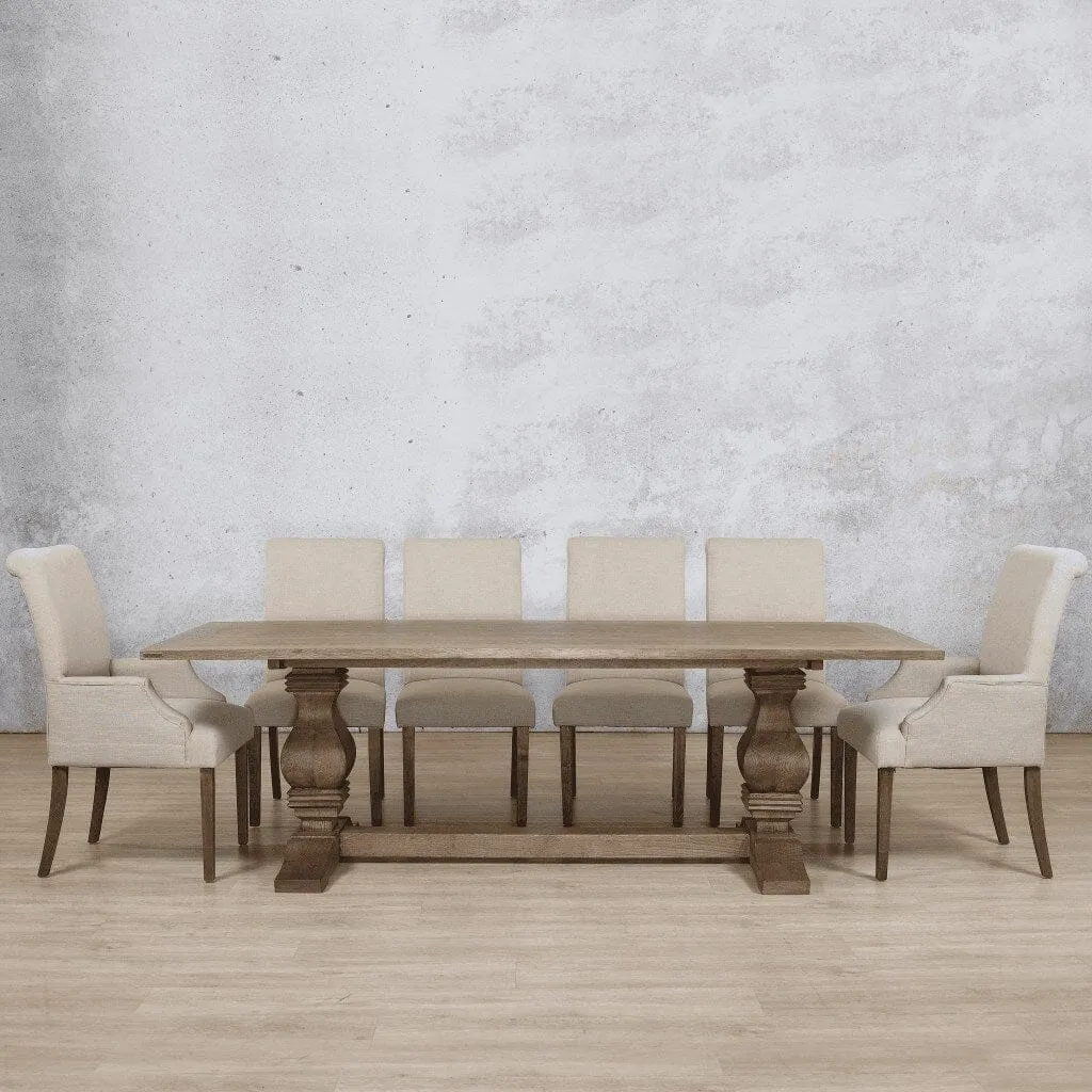 Belmont Wood Top & Baron 10 Seater Dining Set