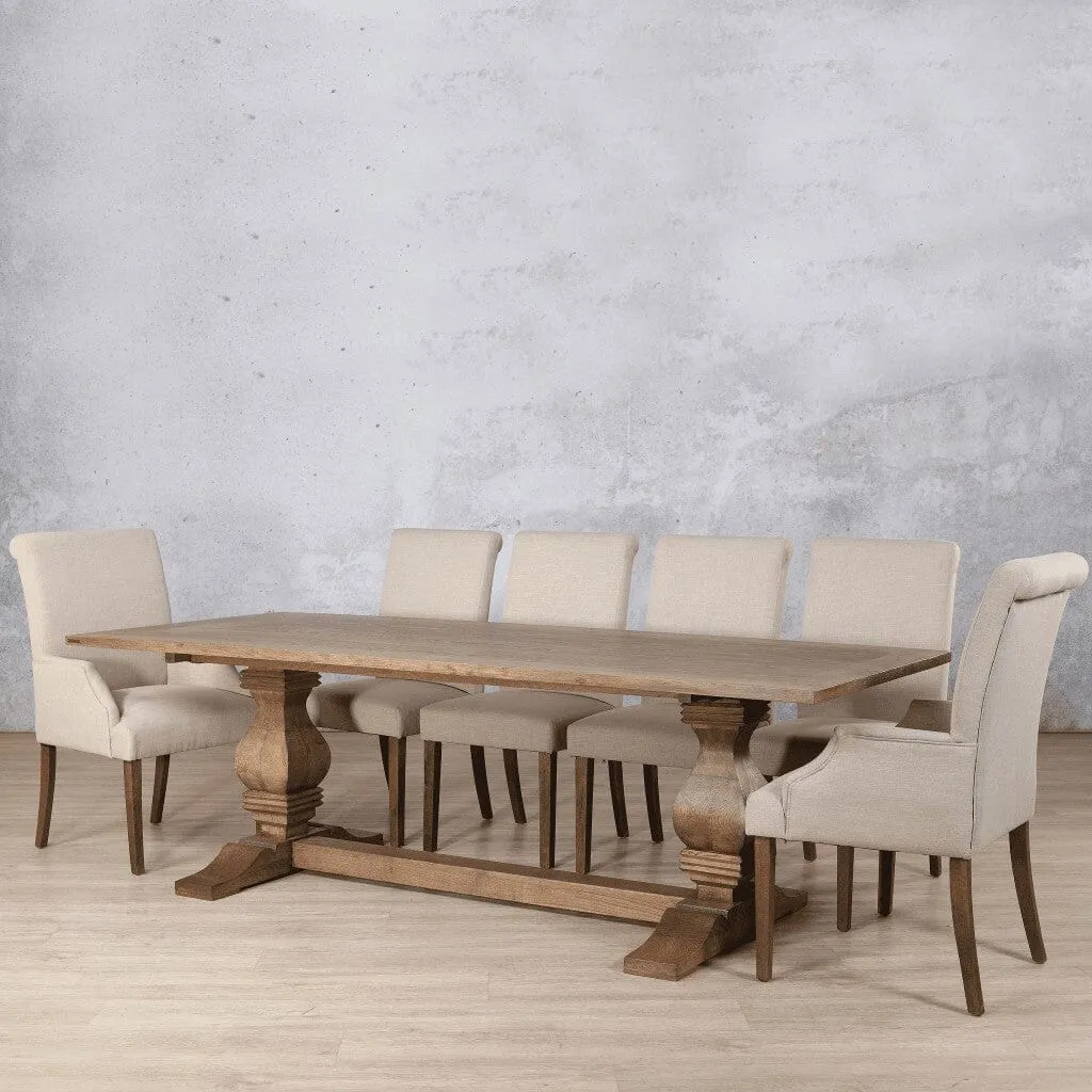 Belmont Wood Top & Baron 10 Seater Dining Set