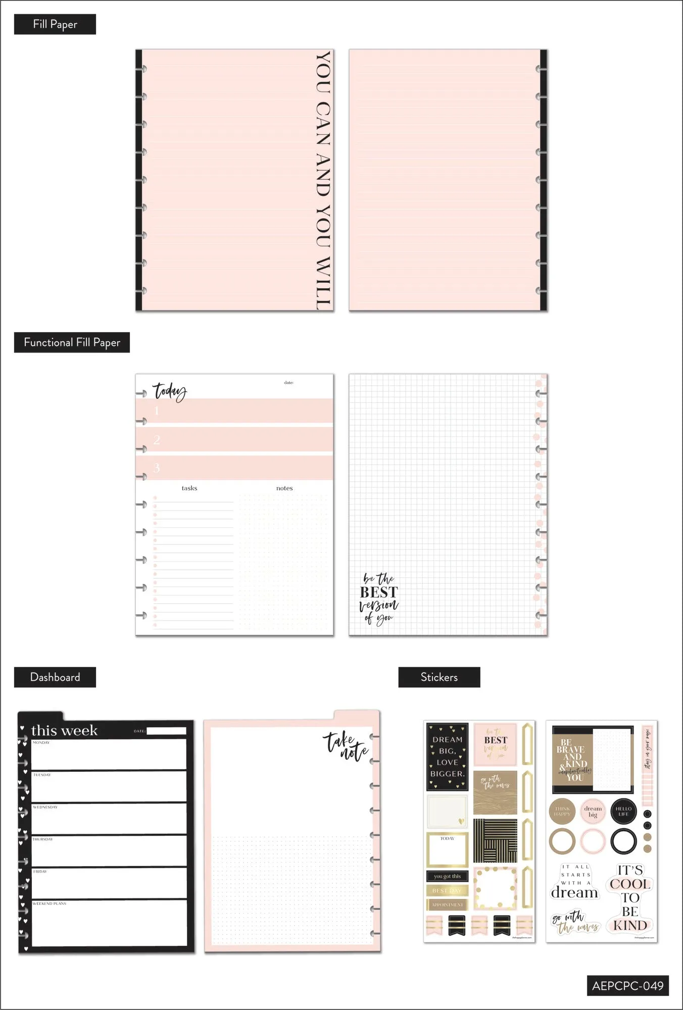 Blushin' It Classic Planner Companion