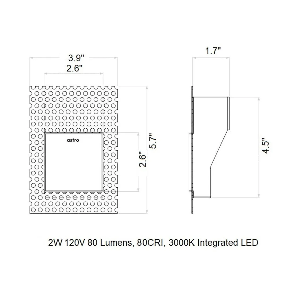 Borgo Trimless LED Wall Sconce