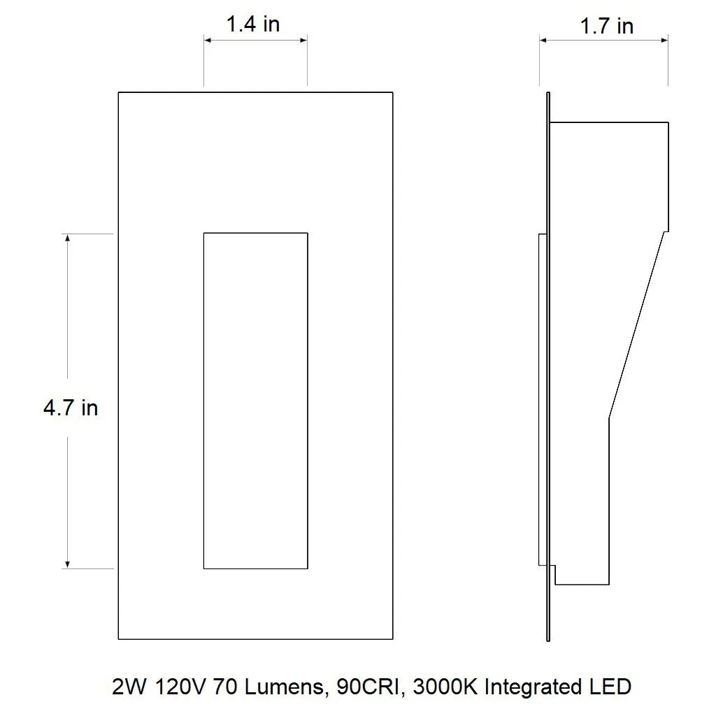 Borgo Trimless LED Wall Sconce