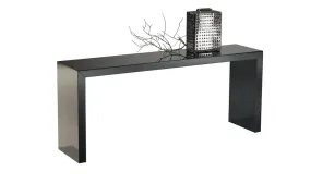 Cabrini smoked bronze  glass Console