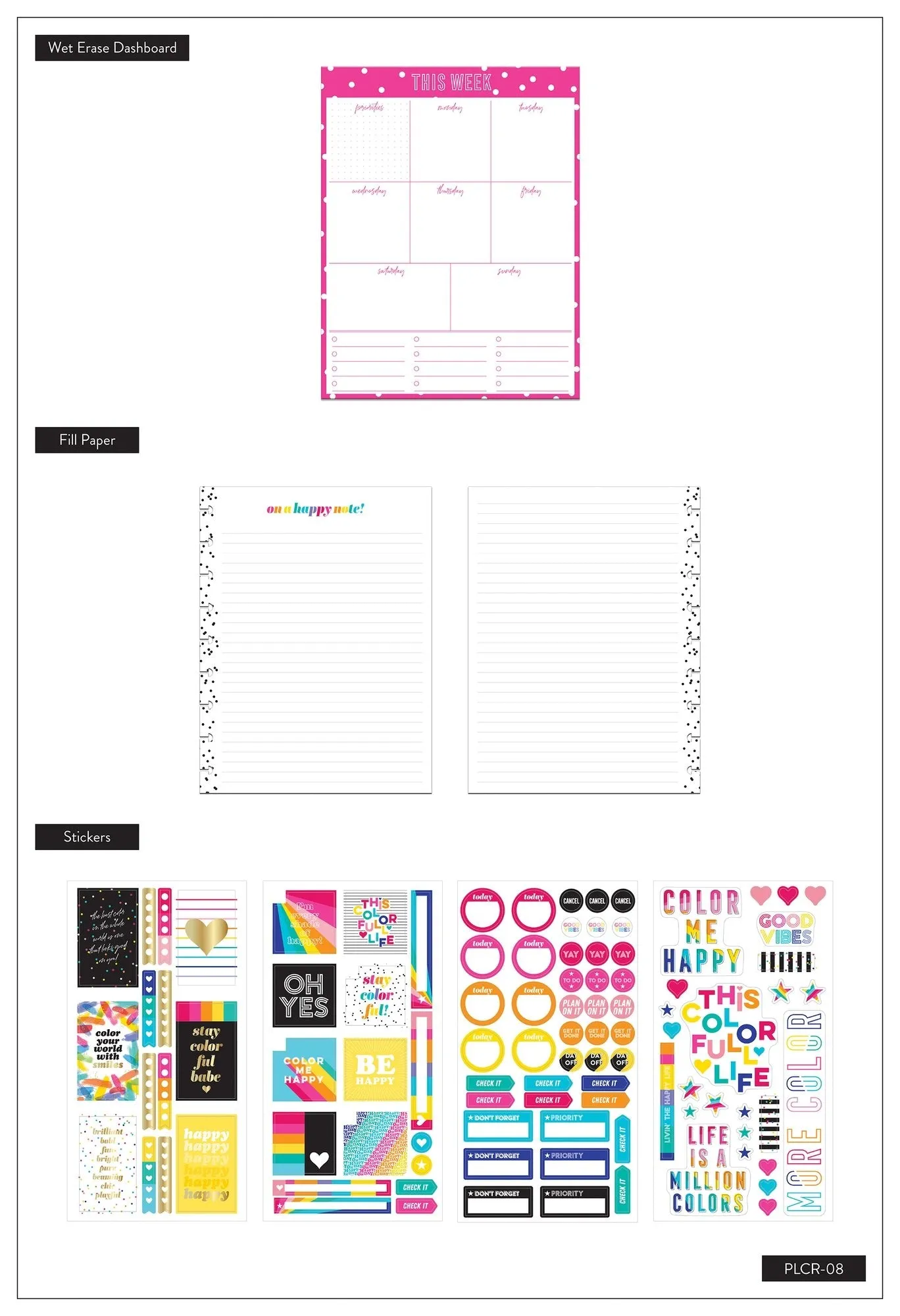 Classic Planner Companion - Color Me Happy