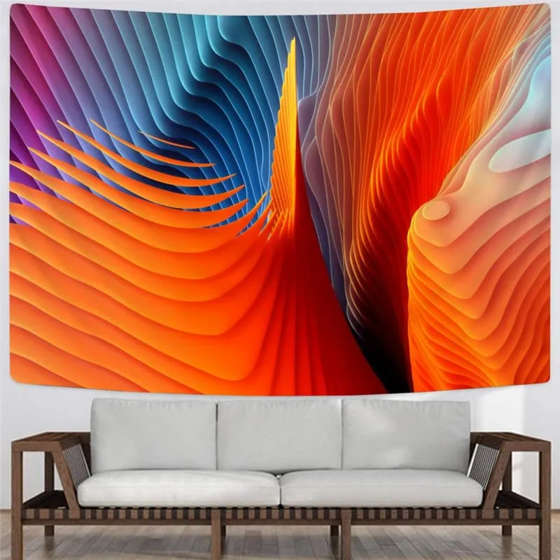 Colorful Tapestry Abstract Wall Tapestry Psychedelic Tapestries Hypnosis Rug Wall