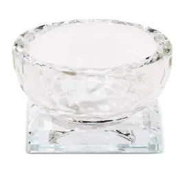 Crystal Dish 2" x 2"- Clear  - Salt & Honey Holder