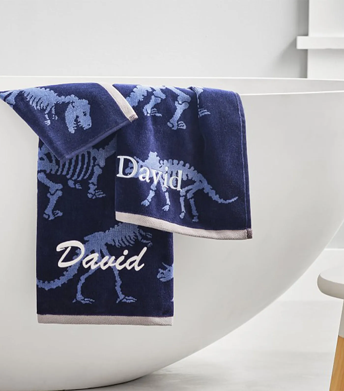 Dino Bones Bath Towel Collection