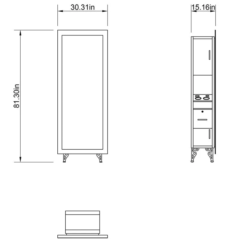 DIR Magic Single Styling Station with LED Lighting