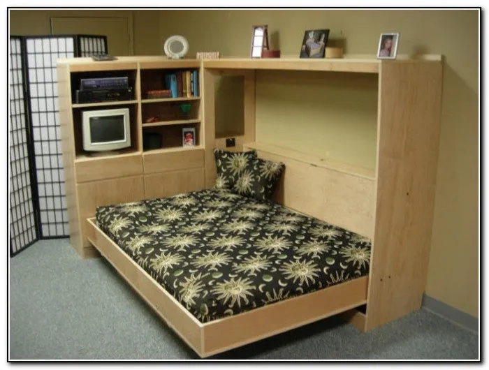 DIY Horizontal Murphy Bed Plan - Queen Wall Bed - Build Your Own