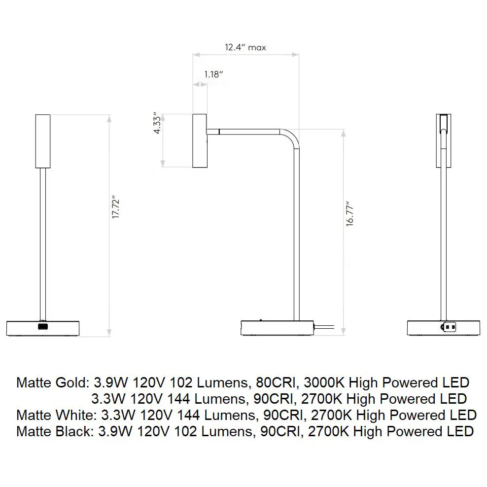 Enna LED Desk Lamp