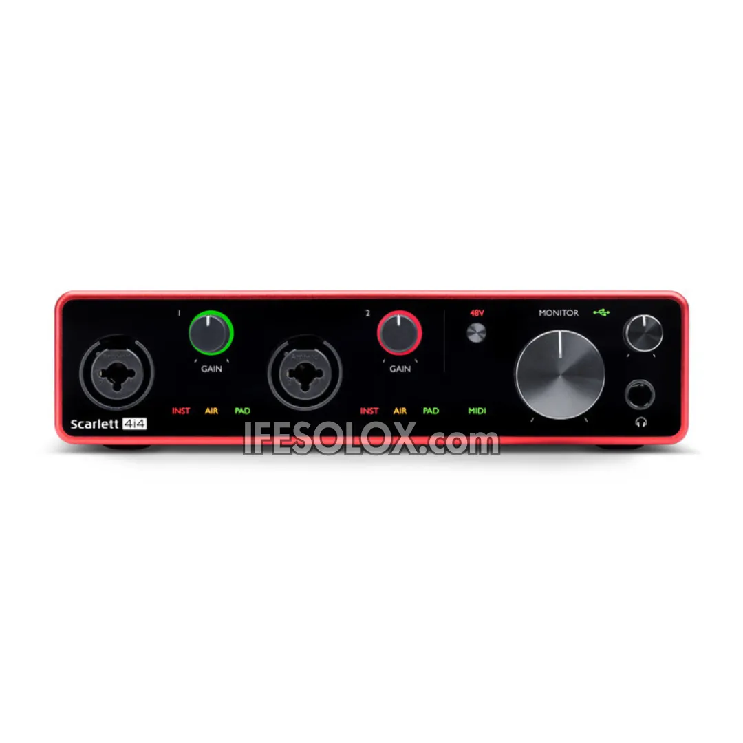 Focusrite Scarlett 4i4 3rd Gen USB Audio Interface for Instrumentalists, Vocalists, Producers - Brand New