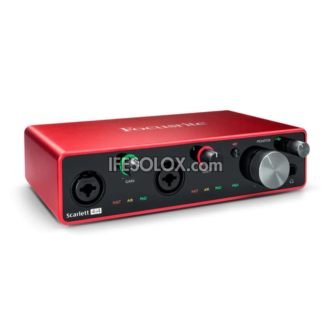 Focusrite Scarlett 4i4 3rd Gen USB Audio Interface for Instrumentalists, Vocalists, Producers - Brand New