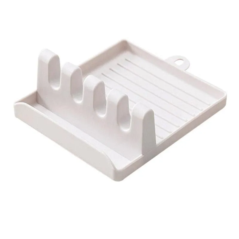 Foldable Pot Lid Rack Spatula Holder